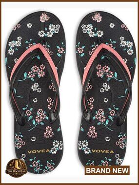 Non-Slip Cushion Foam Flip Flops for Women Indoor Outdoor Shower